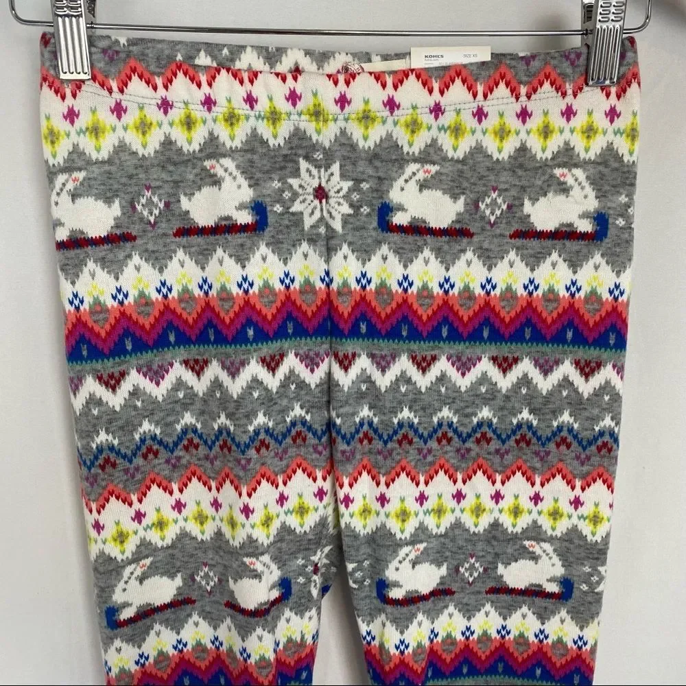 NWT Authentic American‎ Heritage Bunny Holiday Leggings